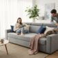 Sofa OH Phoenix S1 z funkcją spania i regulowanymi zagłówkami