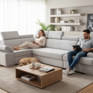 Rozkładany narożnik OH Phoenix K20 z regulowanymi zagłówkami