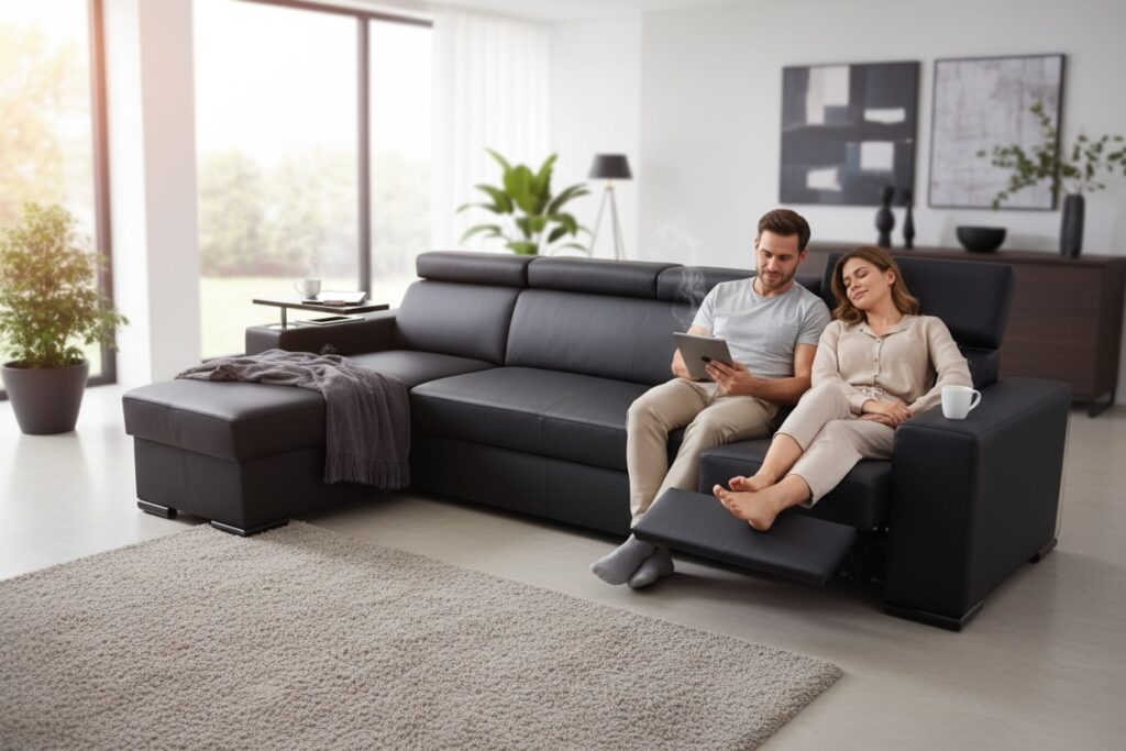 Narożnik OH Phoenix ZF3 w nowoczesnym salonie