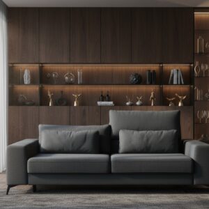 Sofa OH Odin S1 z regulowaną głębokością siedzisk, zagłówkami i f. spania