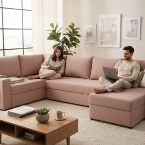 Narożnik OH Imperio K1 w kształcie U z funkcją spania